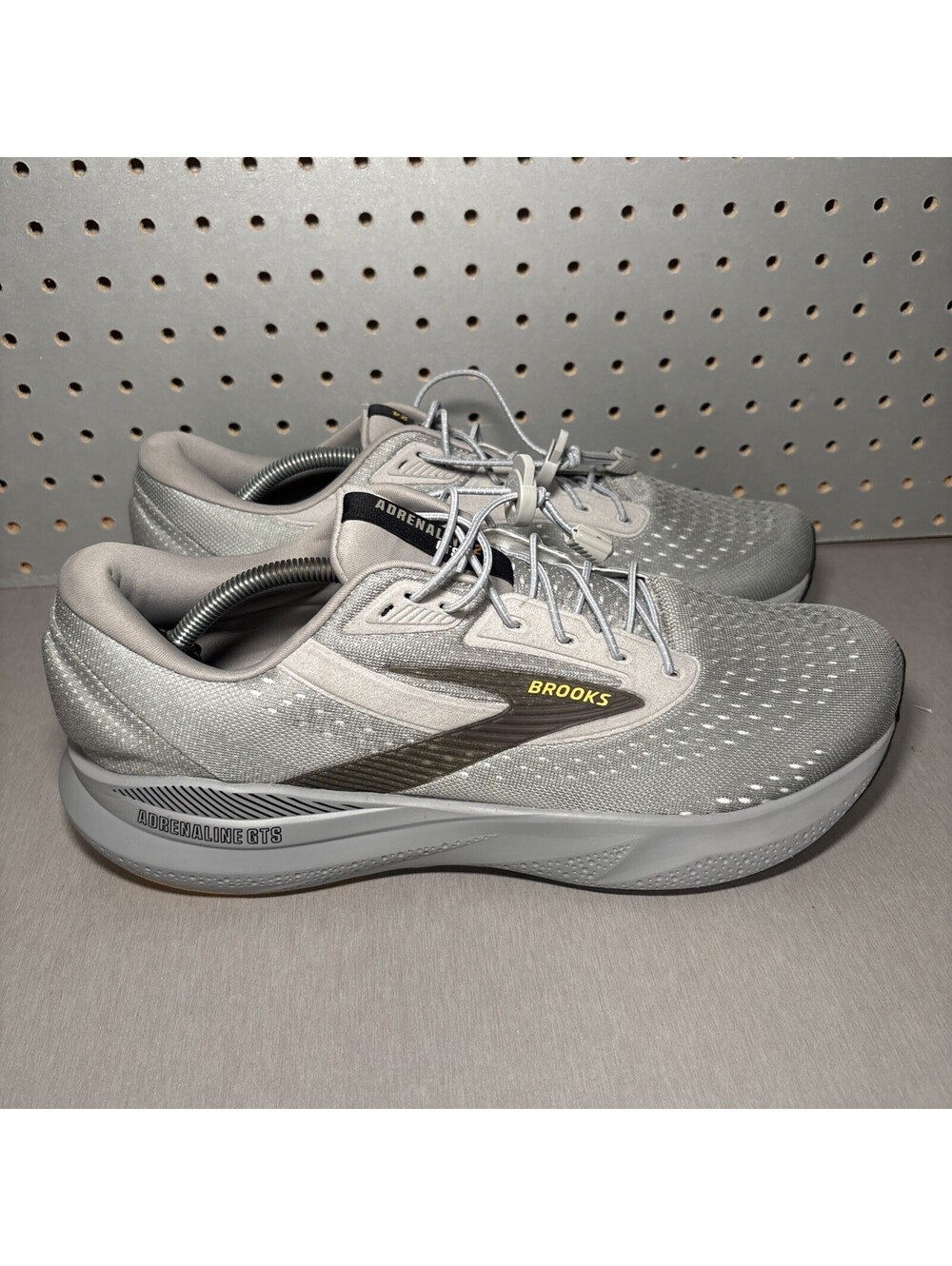 BROOKS Adrenaline GTS 24 Running Shoes Mens 13 2E EE Wide Gray Grey NO INSOLES